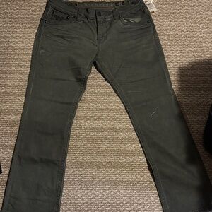 Men's Rock Revival Jeans Jack Strait Size:38W/33L/19Inseem